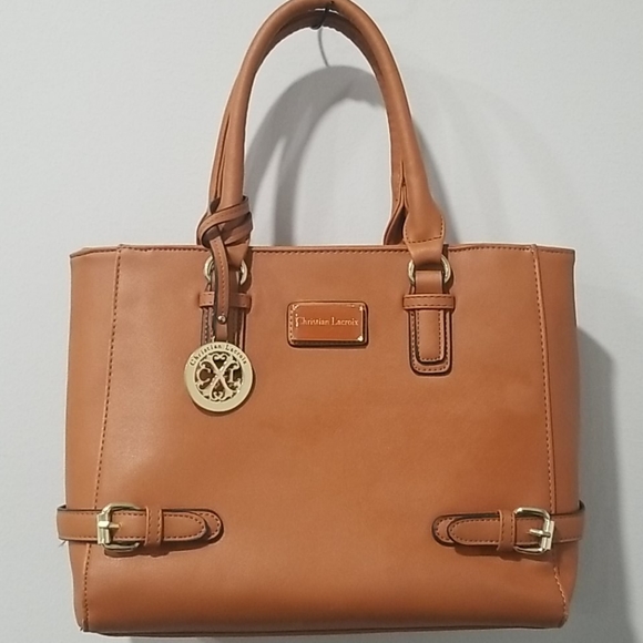 Christian Lacroix Handbags - Christian Lacroix Cognac Tote Bag